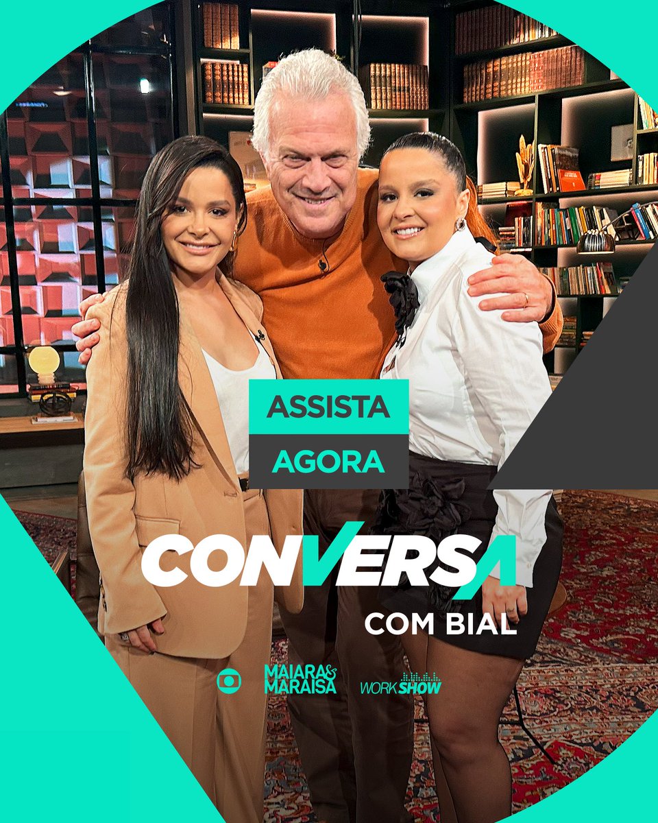 MaiaraeMaraisa's tweet photo. É hora do Conversa Com Bial! Sintoniza aí para muita conversa boa e momentos especiais. Não percam esse encontro incrível! 📺❤️

#MaiaraEMaraisaNoConversaComBial https://t.co/giEgdwK0Bw