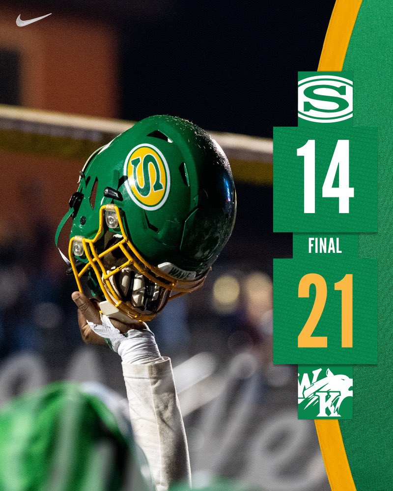 Final. 

Your Green Wave season has come to an end with a loss to White Knoll in the Lower State Championship.

Thanks to the fans, friends, and Summerville community for the support all season long!

Back to work Monday.

#GoBigGreen | #VilleMentality