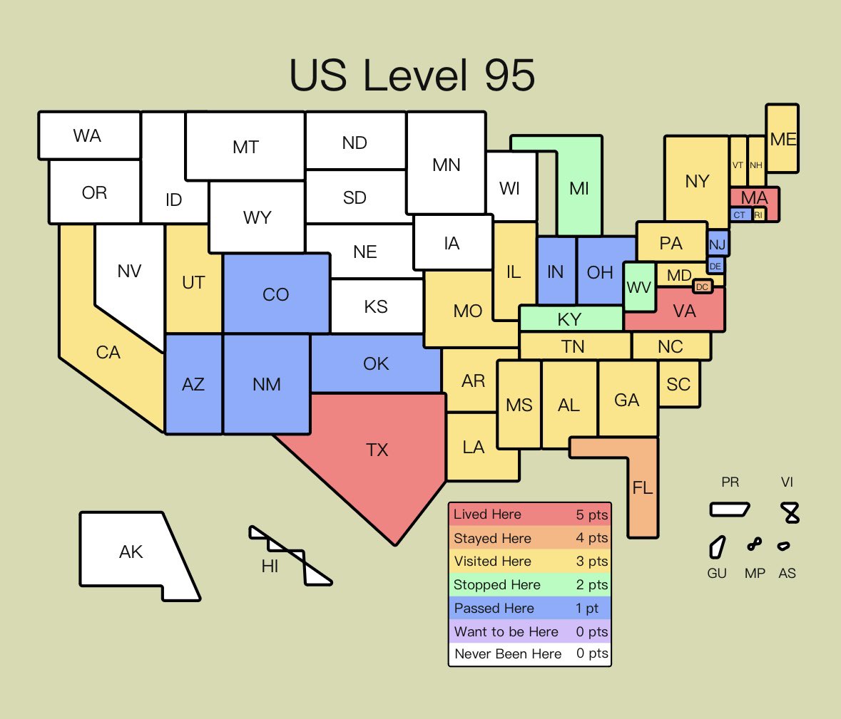 just moved my way north.