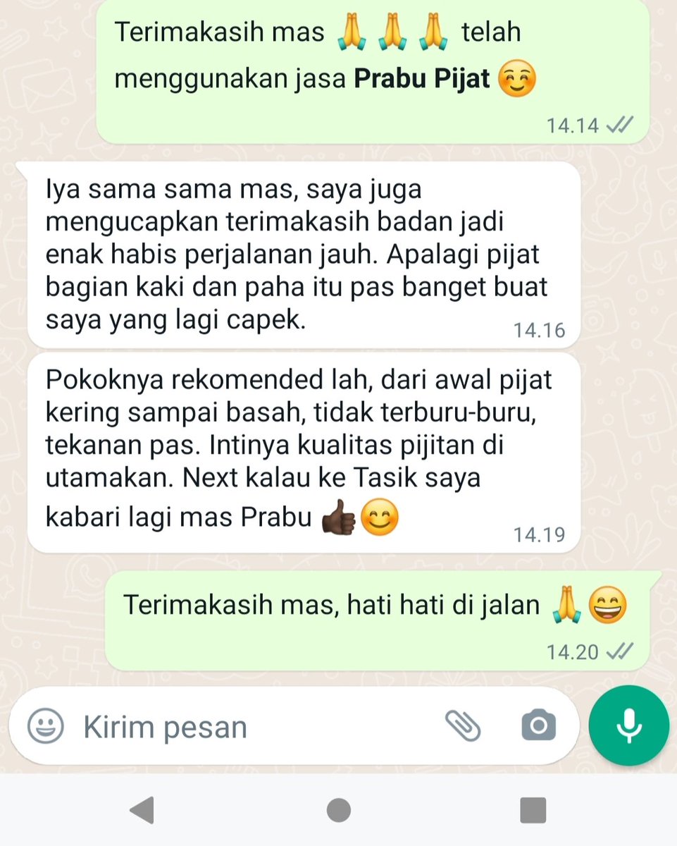 Wayan02971010's tweet photo. Salam pijat lovers
Sedikit share testimoni dari customer
Yuk yg berminat langsung chat melalui:
Line: prabukunpijat
Tele: prabukun
Outcall
#pijattangerang #PijatTangsel #pijatjakarta #pijatjakartapusat #pijatjakartaselatan #pijatjakartabarat #pijatdepok #pijatbandung #pijatbogor https://t.co/OcWUjSGb3Z