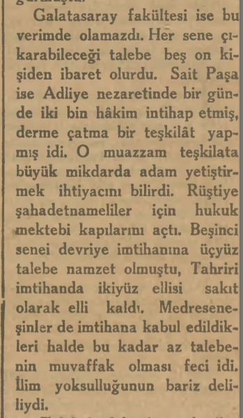 Abdurrahman Adil Eren'in hukuk mektebi hatırlarına dair yazdıklarını okuyunca tarih çizgisel değil, döngüsel diyebiliriz herhalde. 

core.ac.uk/download/pdf/3…