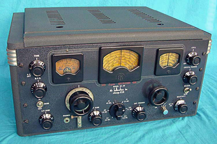 Early production 1940 Hallicrafters SX-28 Receiver