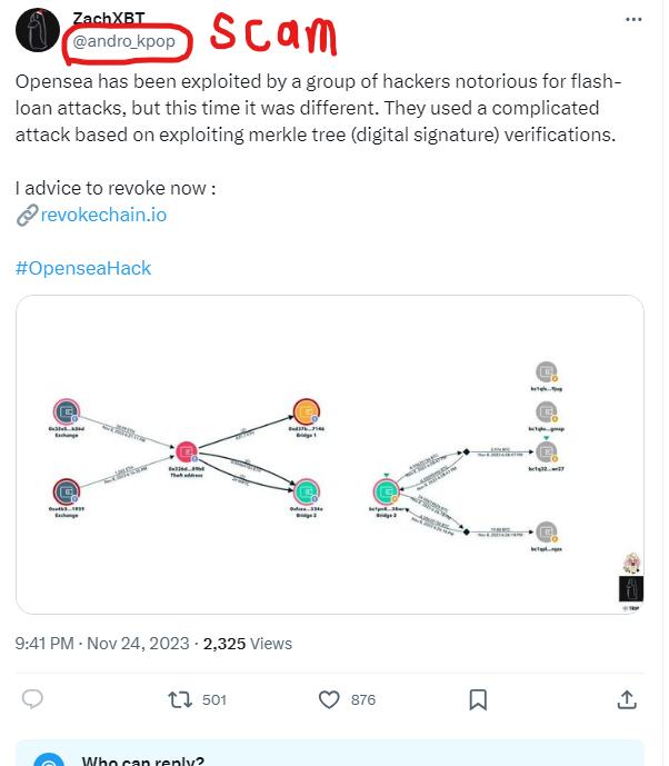 XSpark10's tweet image. I have a feeling this ones going to hit a few people 
$ETH #NFT #OpenSeaHack 
@opensea @zachxbt @X