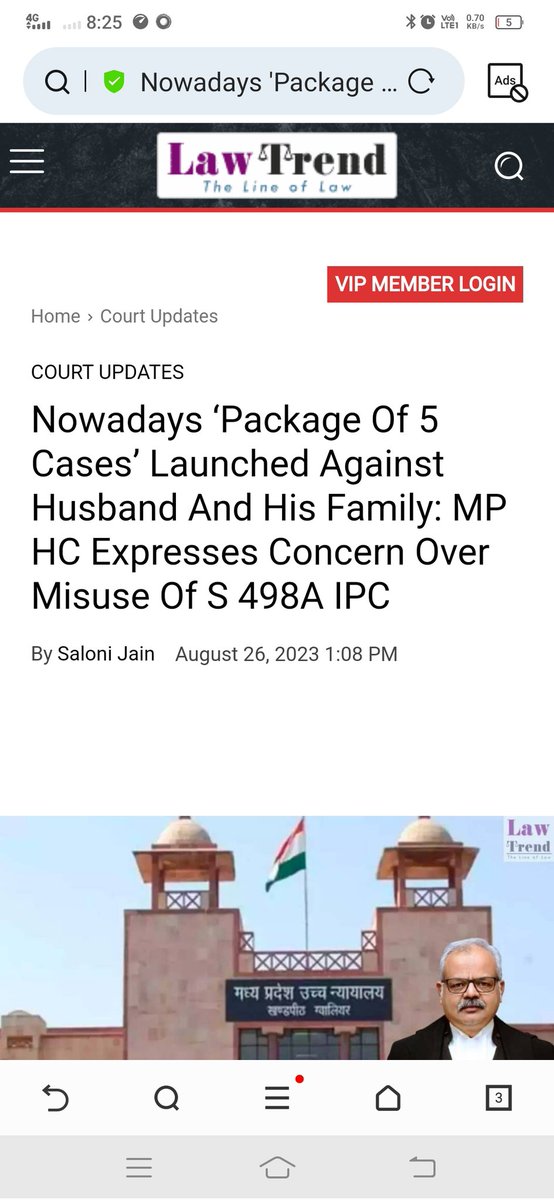 Looking at the growing menace of falsehood, misuse of law, misconduct towards the other gender, as in these #GenderBiasedLaw cases, I have no hesitation in saying that the burden of proving that 'all are not the same' lies on them who claim so and not on the other gender.