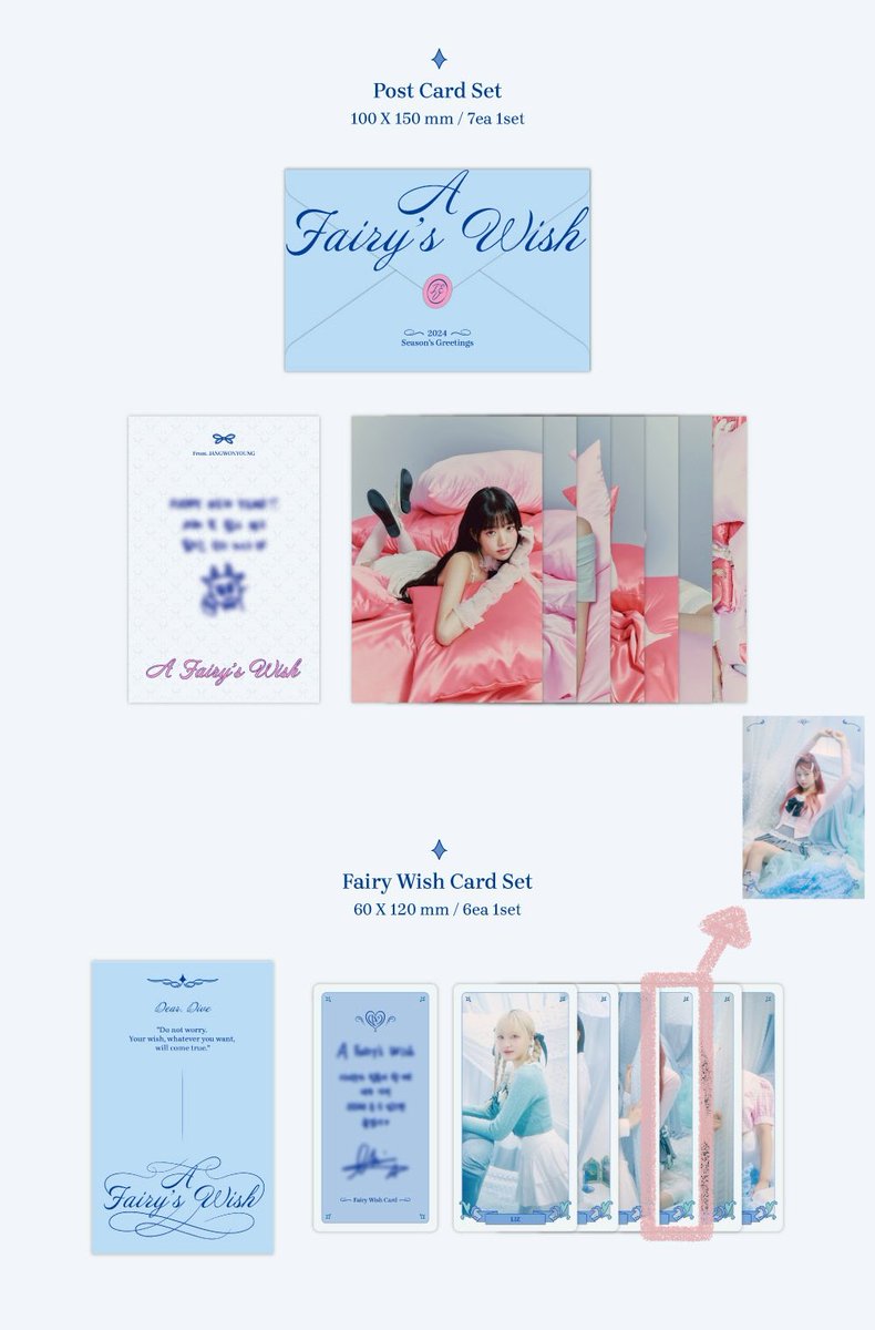0510cart's tweet photo. Want to opslot naoi rei photocard 

—⁠☆ member set season greeting IVE 2024 
🎀 80k dp 65k 
🗯️ dm for detail &amp; claim

📍GO dom pati, jateng
❕Dapet sesuai yang di pict ya (pc, postcard, fairy wish card)

t. Wto lfb pc poca sharing membset sg24 https://t.co/RRtnuEloJD