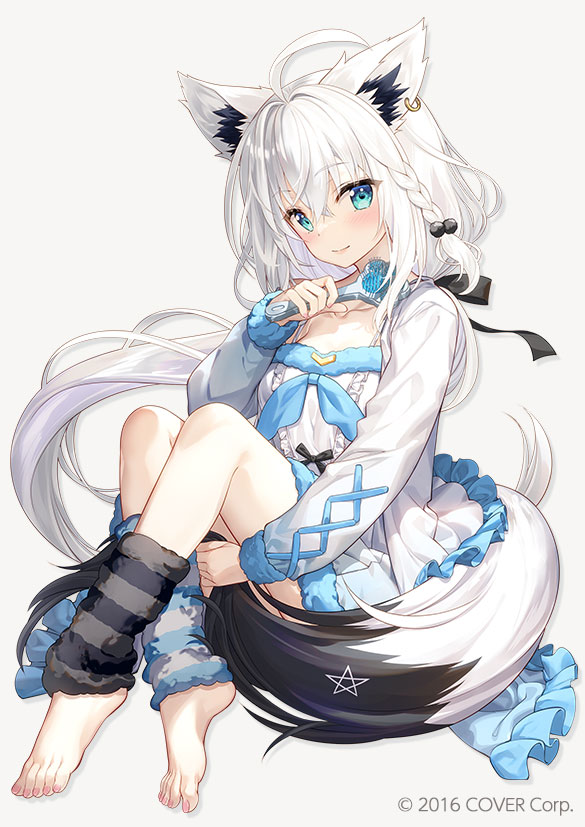 フブキ「白上フブキちゃんお部屋ver.☆ #絵フブキ #ホロライフ #ホロライブ」|藤真拓哉のイラスト