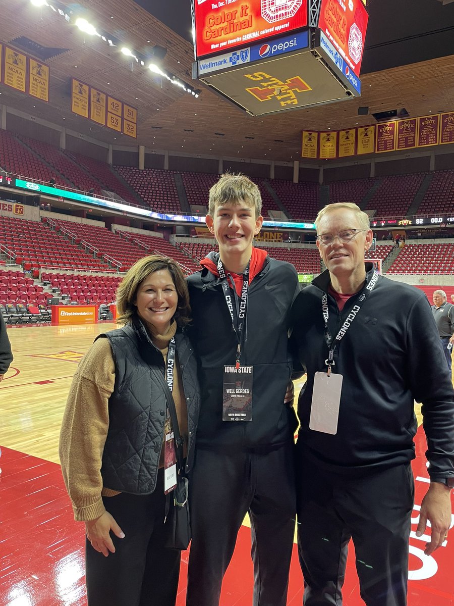 Great day in Ames last weekend. Thank you <a href="/KyleGreenBB/">Kyle Green</a> for having me! <a href="/CycloneMBB/">Iowa State Men’s Basketball</a>