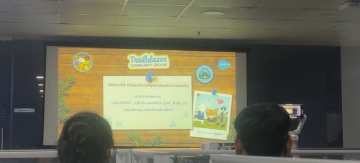 So excited to join this event.

#SalesforceHyderabadCommunity 
@HydArchitects @HydSFDG @HyderabadWit @SF_HYD_UG @hydmcug @HydNonProfitUG 
Special mention @sanket539