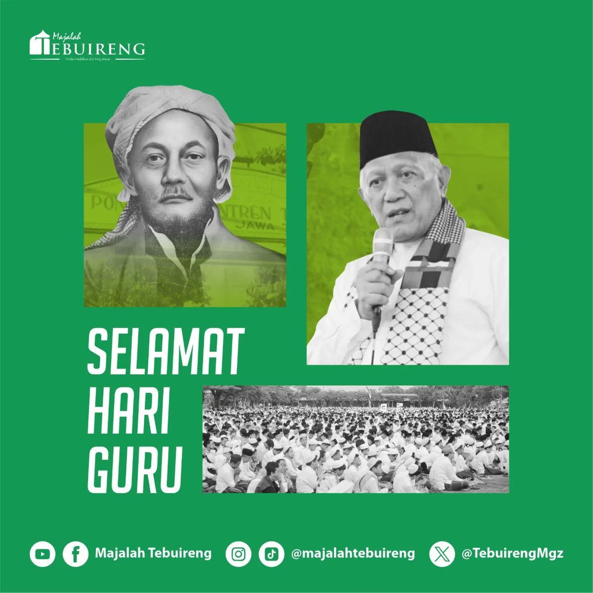 TebuirengMgz's tweet photo. SELAMAT HARI GURU
#majalahtebuireng #pustakatebuireng #tebuirengonline #maksi #ceritatebuireng #gusivan #gusmirza #santrikeren #santrionline #pesantrenstory #tebuireng #kiaitebuireng #fyp #kiaihasyimasyari #alanu #santri #tebuirengputri #guru #hariguru https://t.co/50SRJAnTHy
