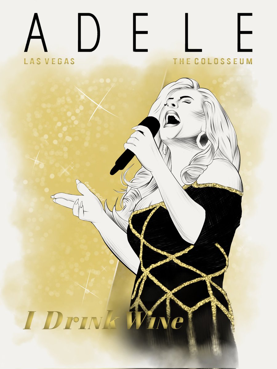 I Drink Wine poster - Weekends With Adele / 2.