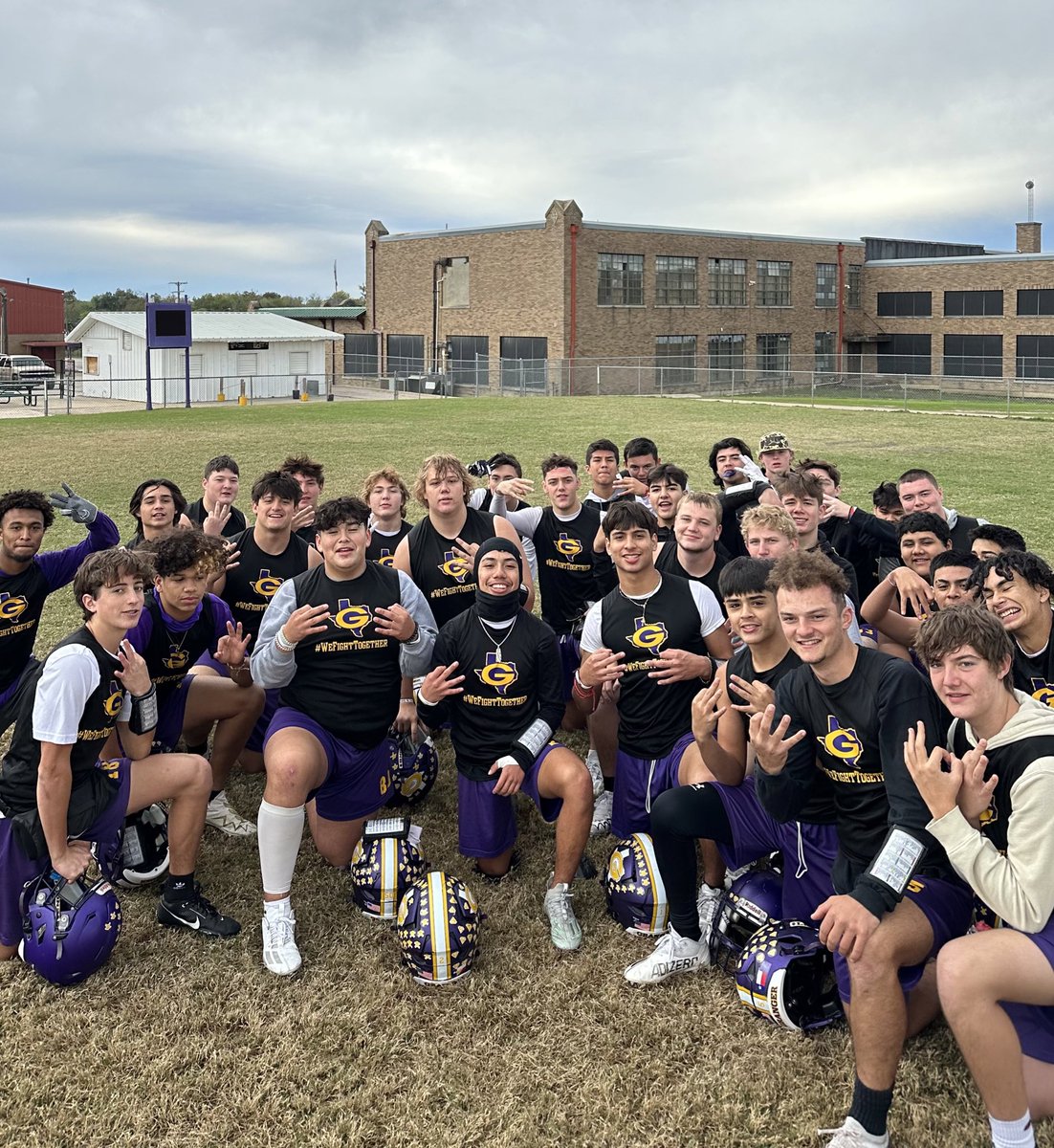 Tonight was a tough one, but I’m proud of this group and the strides they took to continue to put Lion Football where it’s at. A 10-3 record, a share of a District Title, Bi-District Champs, Area Champs, they have so much to hang their hats on. #GHSFootball #WeFightTogether