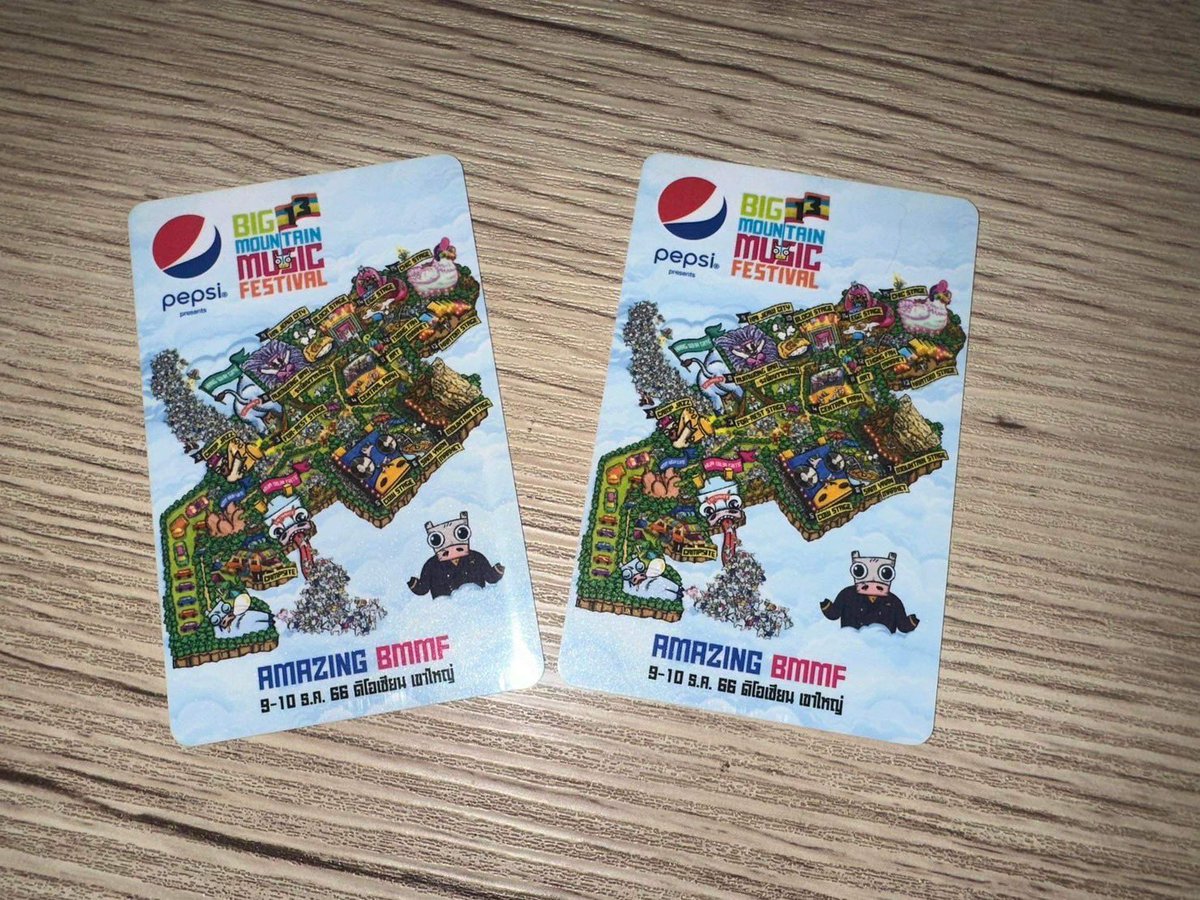 songsmallz's tweet photo. ขายบัตร Big mountrin
ใบละ 1,700 บาทค่ะ
รับ 2 ใบเหลือ 3,300 บาท
ส่งฟรีค่ะ

#BMMF13 
#ขายบัตร https://t.co/vzNYQnu9Ru