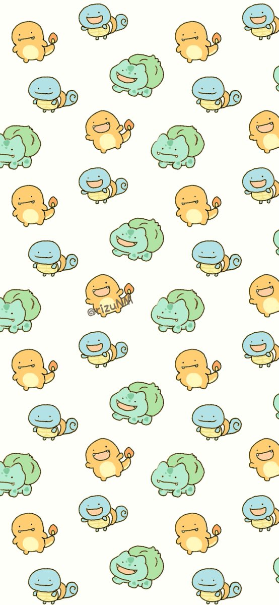 bulbasaur ,charmander ,squirtle flame-tipped tail pokemon (creature) no humans white background simple background on stomach lying  illustration images