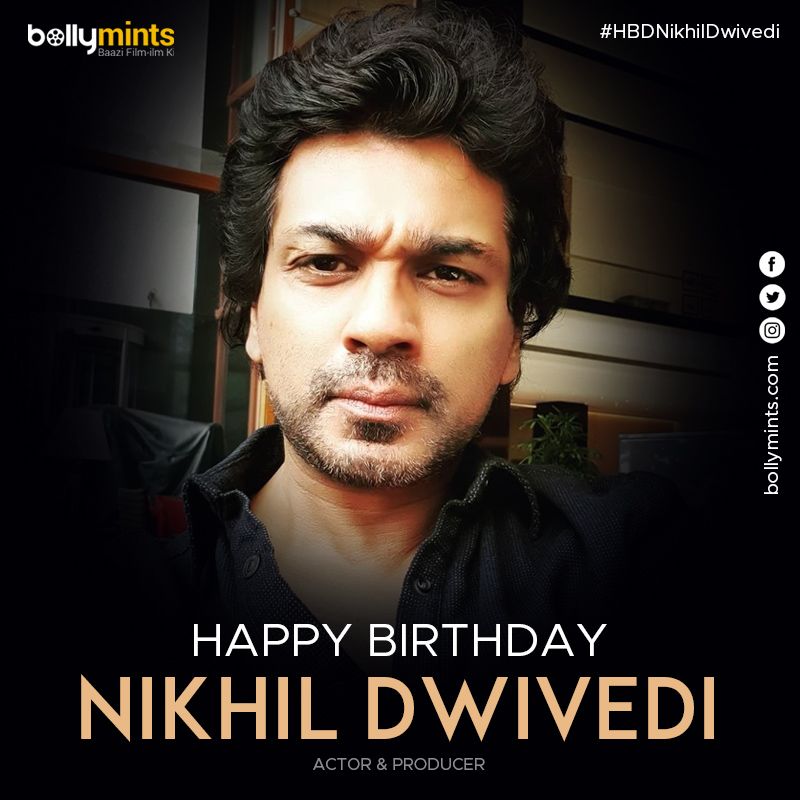 Wishing A Very Happy Birthday To Actor & Producer #NikhilDwivedi !
#HBDNikhilDwivedi #HappyBirthdayNikhilDwivedi