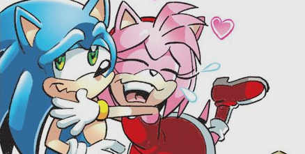 HlS_WORLD's tweet photo. Geez Ames.. Did that cactus really deserve the beating? 

[ Affection ("reluctantly") accepted, Sonic wasn't going to turn down a hug from Amy⸺he couldn't! ]

You're not hurt, are ya'? Y'know how prickly a cactus can be, right? https://t.co/NtrRkbahk5