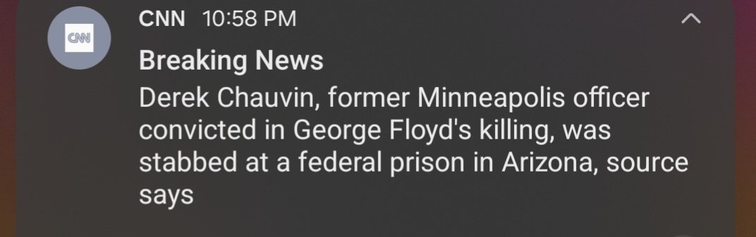 I'm honestly surprised it hadn't happened before now. No sympathy here #JusticeForGeorgeFloyd
