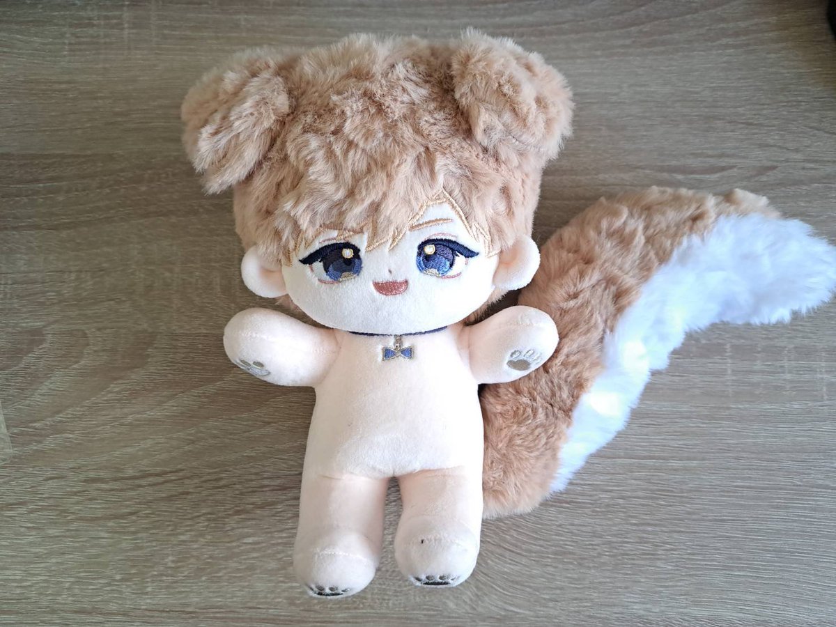 fans_dolls's tweet photo. 金昂/ㄤㄤ包預售中
價格：650（無階梯價）
原型：黃金獵犬+項圈
屬性：無
大小：20CM
  G.O=DM, thanks 🥰 
#台灣娃 #Taiwandoll #cottondoll #棉花娃 #棉花娃娃 #無属性ぬい #솜인형 https://t.co/CvFmcpByBA