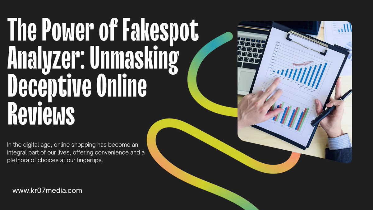 kr07media's tweet image. The #Power of #Fakespot #Analyzer: Unmasking #Deceptive #Online #Reviews
In the #digital age, online #shopping has become an #integral part of our #lives, offering #convenience and a plethora of #choices at our #fingertips. However, with the #rise of #e-commerce, the #reliability