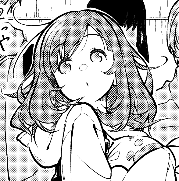 今回可愛く描けたかも?って思った一コマ
むつかしいですねー 