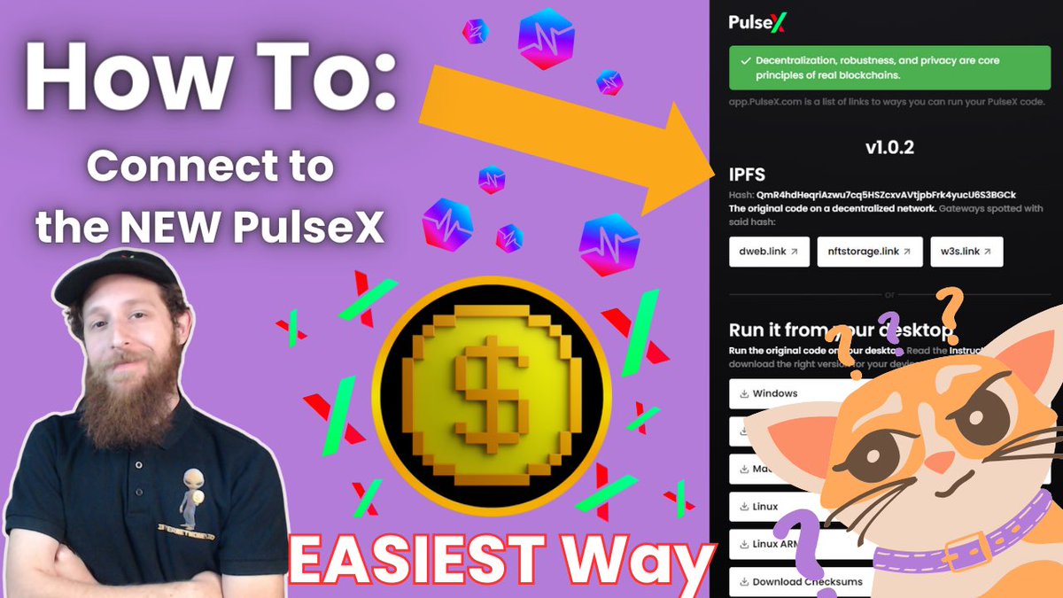 🚨Confused about how to use #PulseX after today’s announcement? ✅ We made a quick and easy tutorial showing you how to open and use #PulseX! 👀 Bonus! We also showed you the best place to swap on #PulseX and #PulseChain. youtu.be/QeXyIzJ4FEg?si…