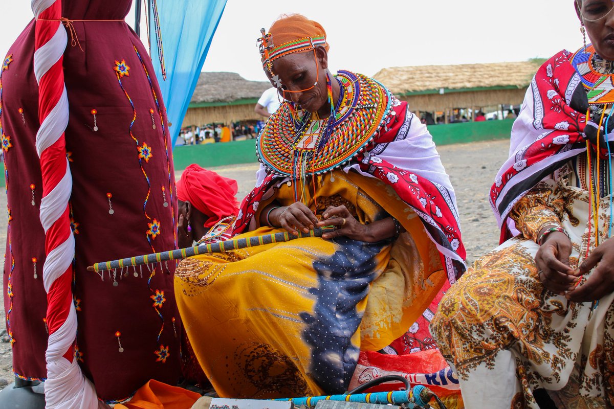 UshangaKE's tweet photo. Ushanga Kenya Initiative at the Marsabit Lake Turkana Cultural Festival in Loiyangalani, Marsabit County.
The event aims to showcase an array of rich cultural heritage of different communities living within Marsabit County. https://t.co/tt4OAOYqS5