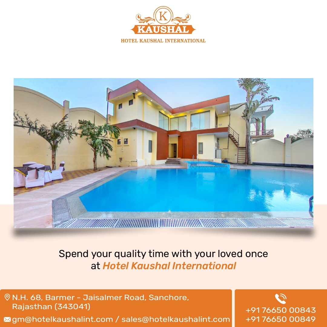 kaushalinterna's tweet image. Create cherished moments at Hotel Kaushal International—where quality time meets unmatched hospitality. Your perfect escape awaits! 

#HotelKaushalMemories #QualityTimeGetaway #ExploreAndUnwind #Hospitality #StayInStyle #HomeAwayFromHome #SanchoreRajasthan #RajasthanHotels