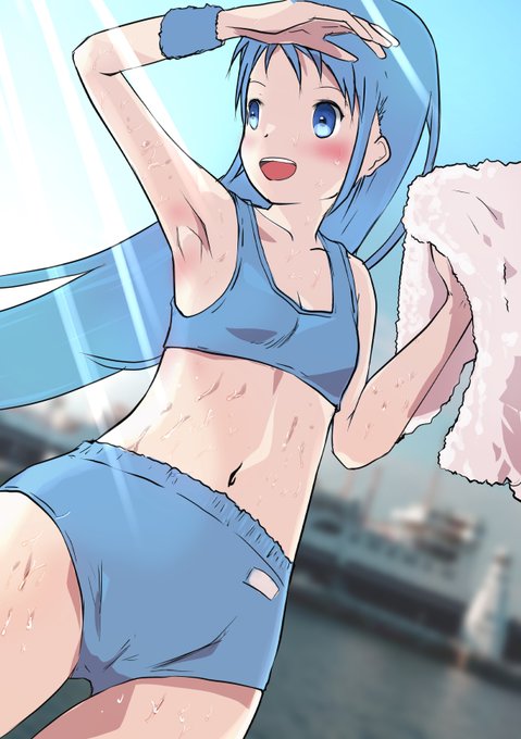 #見た人もなにか無言でブルマ女子をあげる