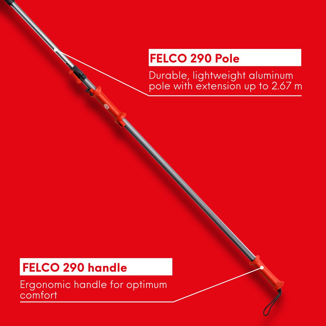 FELCO_tools's tweet photo. Meet the new FELCO 290 Pole Pruner 🌿!
Every detail is engineered for unmatched precision and durability, ensuring you reach new heights in your pruning tasks.
Learn more:https://t.co/K8rdbotyUv
#FELCO290 #FELCO #pruning #polepruner https://t.co/PXP7AdylZG
