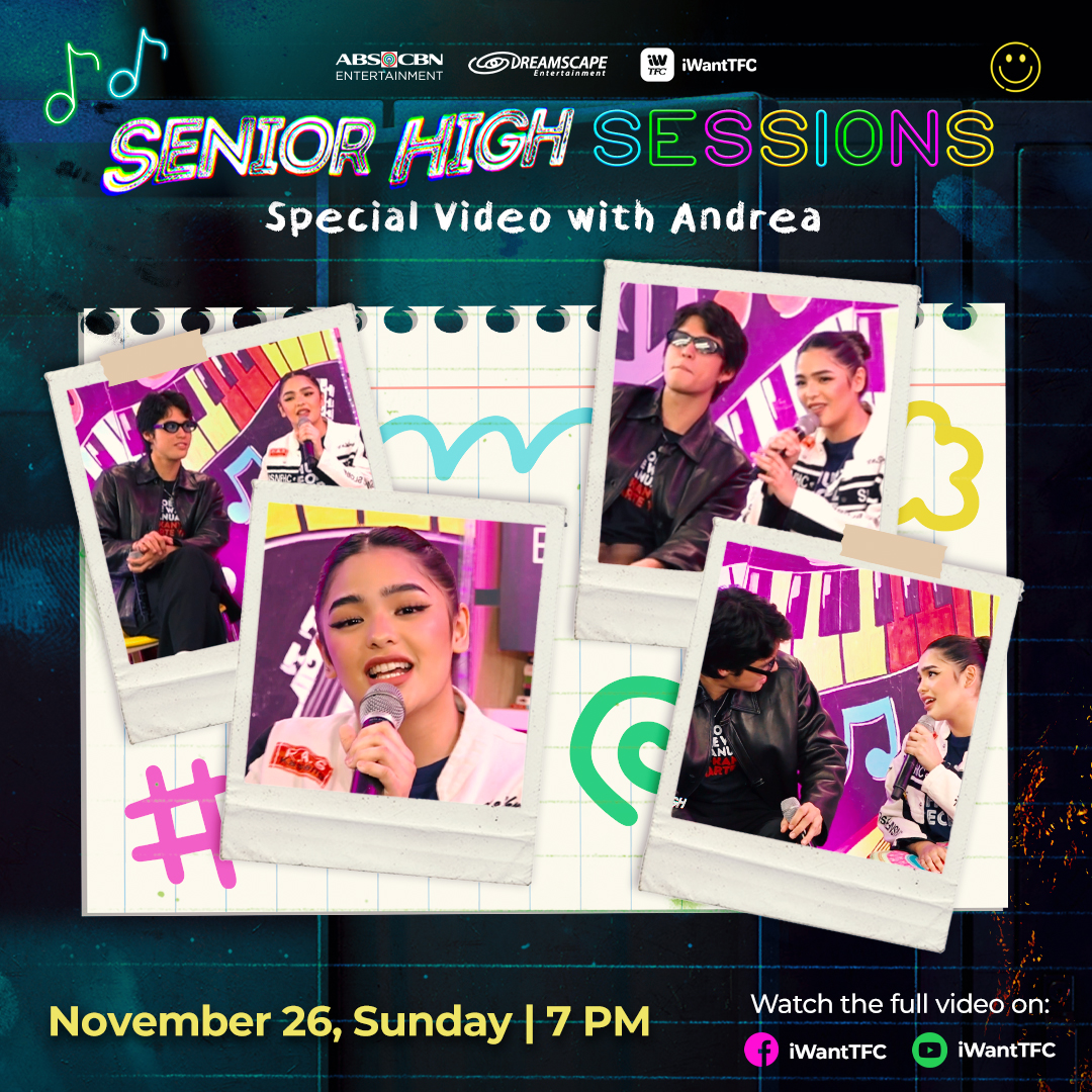 ofc_iwant's tweet photo. Hey, Northies! Catch Andrea's special performance from the #SeniorHighSessions! 

Watch the video this Sunday, NOV. 26 at 7PM on the iWantTFC Facebook page &amp; YouTube channel! https://t.co/XengQRp0rB