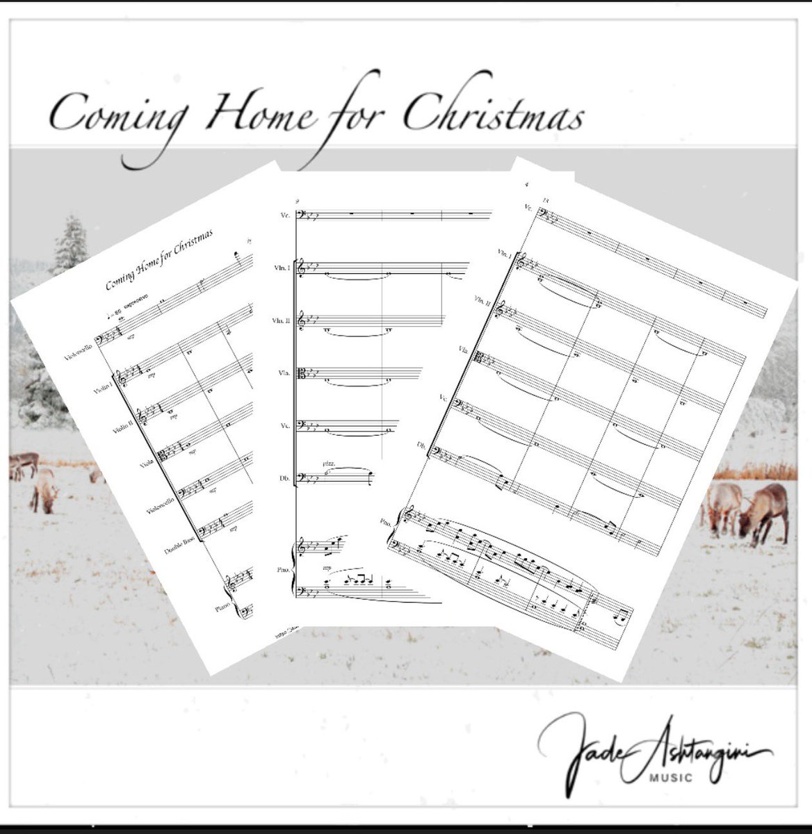 jadeashtangini's tweet photo. My new Christmas Piano and String Sextet score - “Coming Home for Christmas”, I hope your heart will be filled with love and gratitude when you play this piece, especially during this Christmas season, enjoy and it’s available on line now.
https://t.co/3A6IGuWboc
#newscore https://t.co/S5zAAh8MNk
