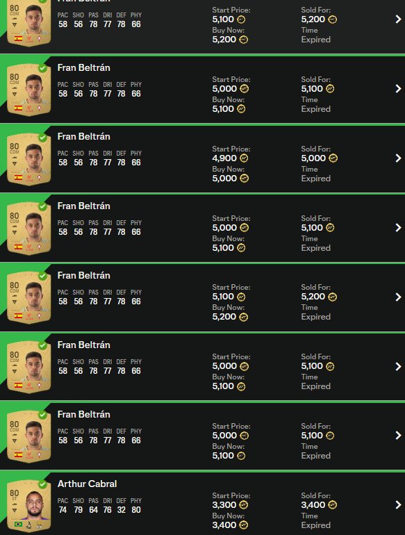 axel_zu0's tweet photo. Good morning guys โ๏ธ
#eafc24 #fc24 #profits #fifacoins #fut #futcoins #sbcsolution #sbc https://t.co/83NOJPaqSg