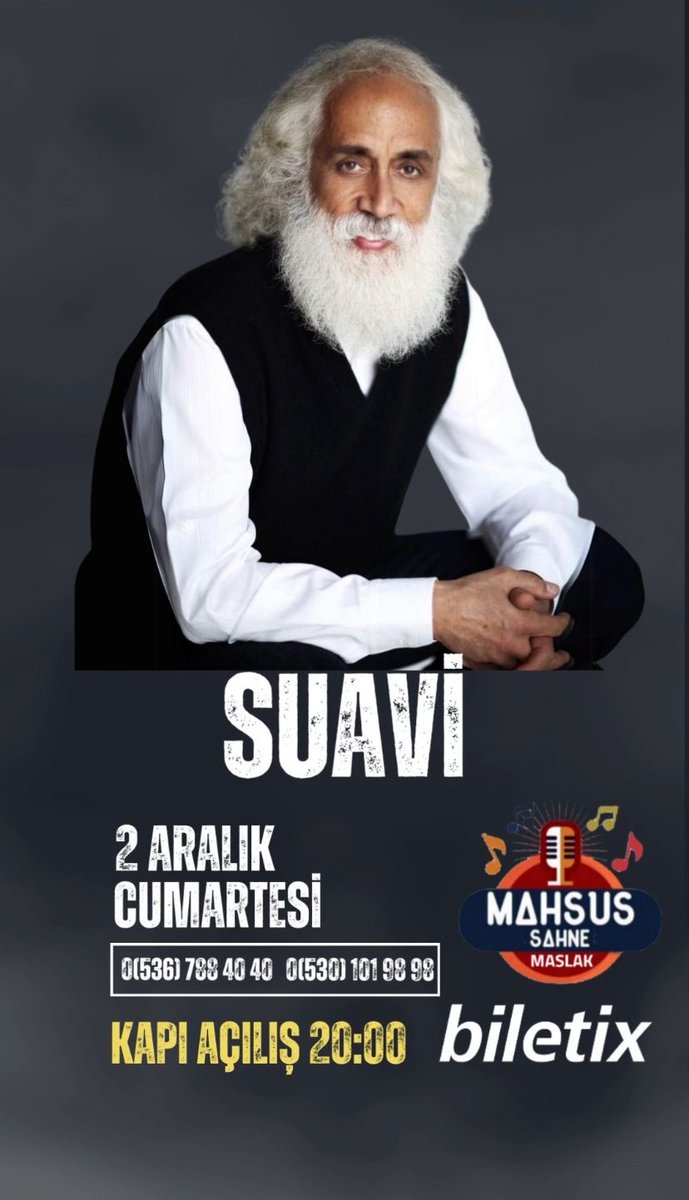 Günaydın dostlar ☘️ Maslak MAHSUS SAHNE gecemize davetimizdir. Teşekkürler