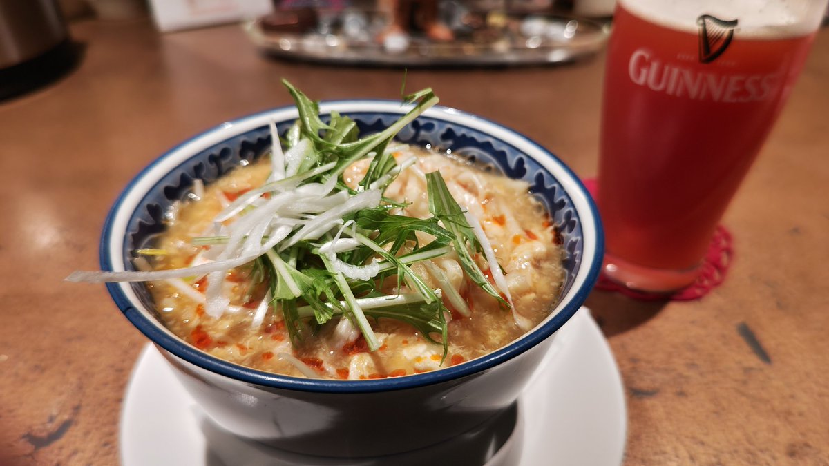 所沢mojoで、久しぶりに見た宮川鉄平さんのライブは最高だったの一言  静寂の中に溶け込んで  mojoでの余韻が忘れられなくて、次の日に、mojoでのお気に入りのサンラータン麺とクラマドレッドアイをいただきました