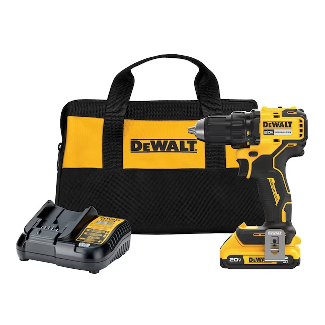 BuildSkilled's tweet photo. DEWALT 20-volt Max Brushless Drill (1-Battery Included, Charger Included and Soft Bag included) https://t.co/21Chk8izoU 

#ToolTime #ad  #HandyHelpers #ToolboxEssentials #PowerToolParade #CraftsmanSkills #PrecisionTools #ToolboxTreasures #ToolTech #InnovationInTools #ToolLover https://t.co/LFZXrSwEwQ