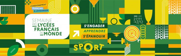 LfjmPrimaire's tweet image. |#SLFM23| - J-2 avant l’ouverture au @LfjmPrimaire de la @VilleBruxelles de la 7ème Semaine des Lycées Français du Monde sur le thème « #Apprendre s’#Engager s’#Epanouir - le #Sport pour #Tous et #Toutes - Une semaine d’actions au service des élèves et du réseau @aefeinfo