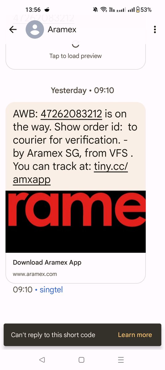 mrvemzi's tweet photo. @Aramex i have been trying to get my passport due for travel. Raised an issue on twitter , sent an email , sent a message on WhatsApp. You were supposed to deliver this yesterday. Someone suddenly says we weren't reachable. We were sitting at home waiting for passport. Useless https://t.co/2H3gAMjshx