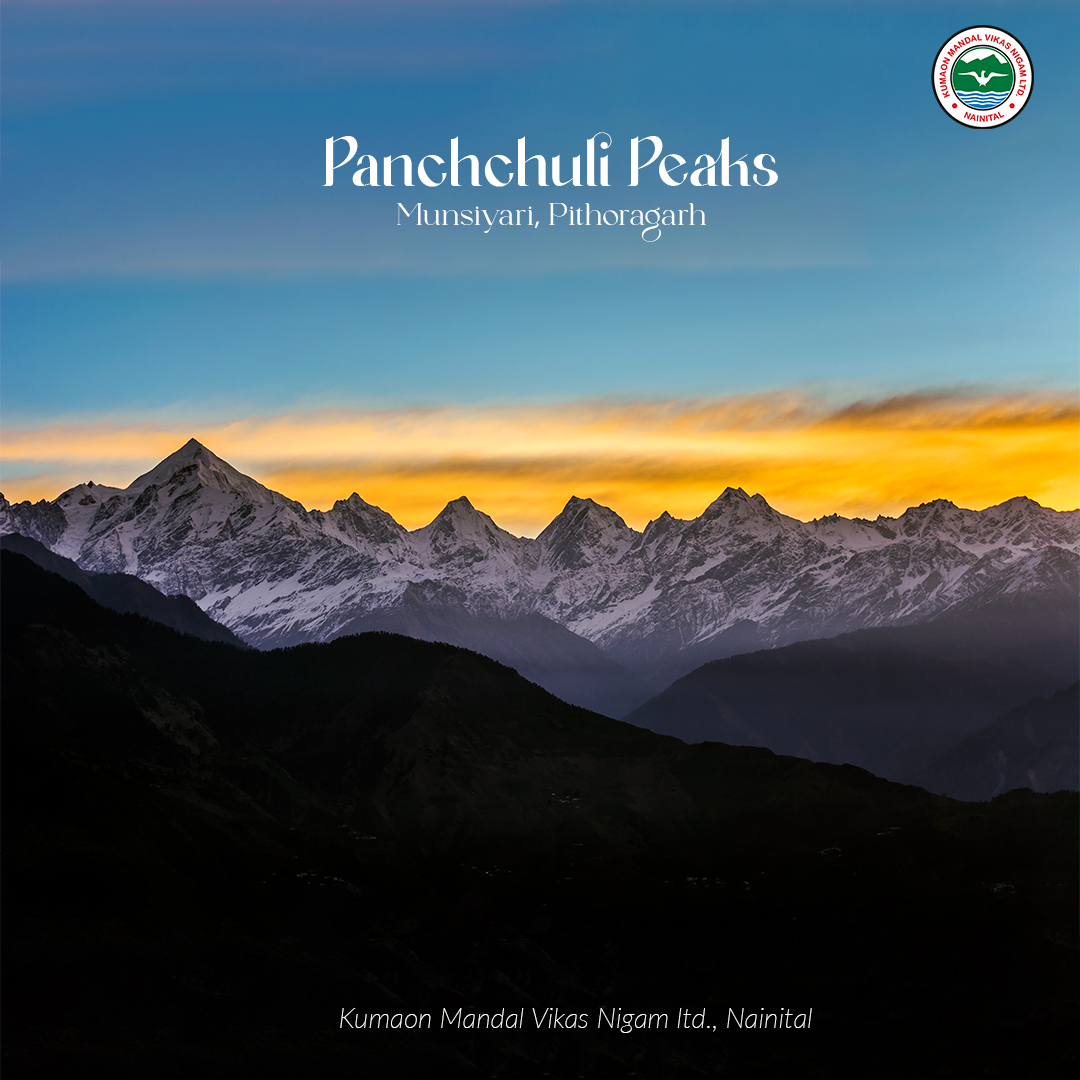 Panchachuli Peaks: Breathtaking scenic view of snow-capped Himalayan peaks at the end of eastern Kumaon region, near Munshiyari in Pithoragarh District.#uttarakhandheaven #pithoragarh #panchachulipeaks @UTDBofficial