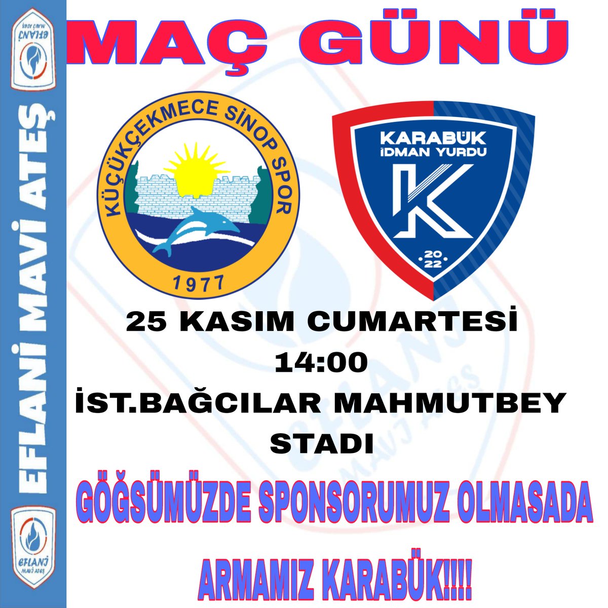 BUGÜN MAÇIMIZ VAR !!!!

#MaçGünü #KarabükünTakımı #KarabükİdmanYurdu