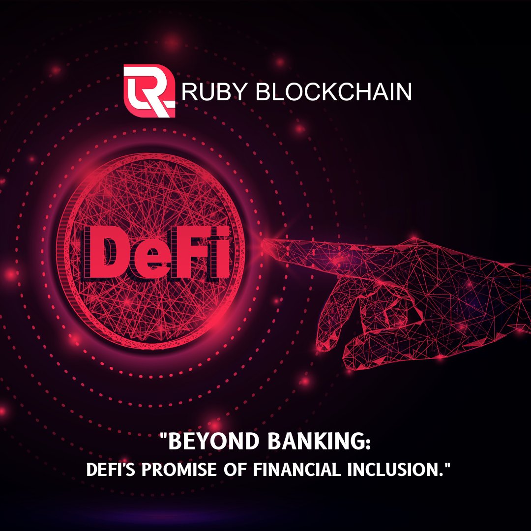 rubyblockchain's tweet image. Step into the future with RUBY Blockchain 🚀 - where DeFi empowers everyone, everywhere. Experience the revolution of financial inclusivity. #DecentralizedFinance #RubyBlockchain #FinancialFreedom
.
Website - rubyscan.io
.
#RubyScanRevolution #rubyscan