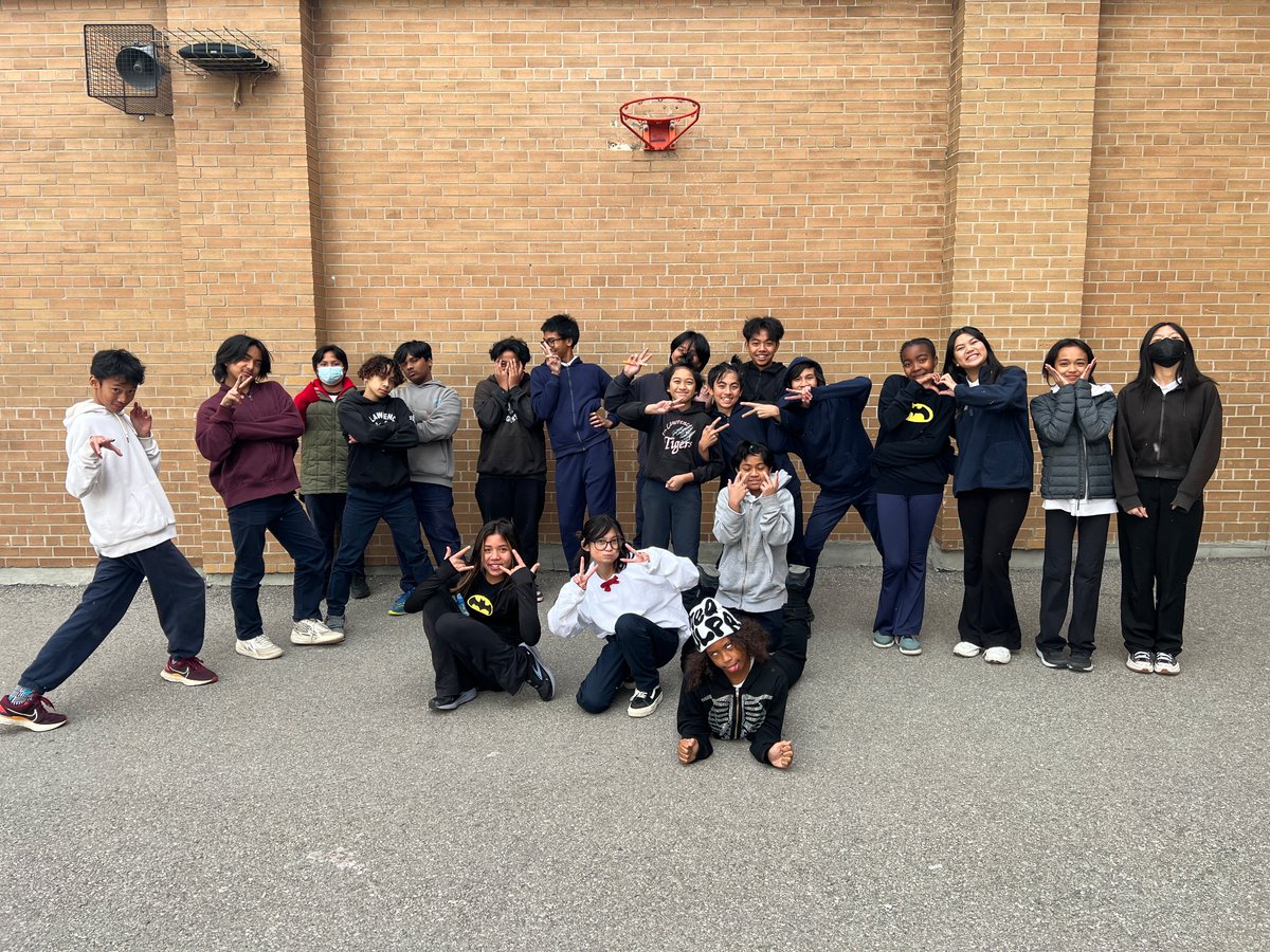 While the <a href="/StLawrenceCS/">St. Lawrence CS</a>  Grade 8s were working on a group math problem it started snowing. So what did we do? Took a 5 minute break and ran out to enjoy the first snow of the year.  <a href="/TCDSB/">Toronto Catholic District School Board</a>