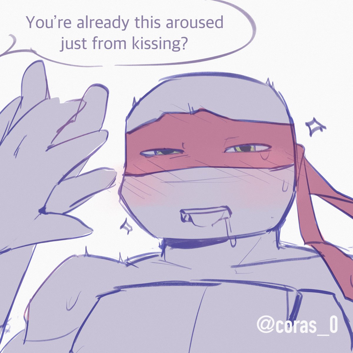 2012 Raph &amp; Mona Lisa, literally need more #raphmona in my life 

Slight nsfw