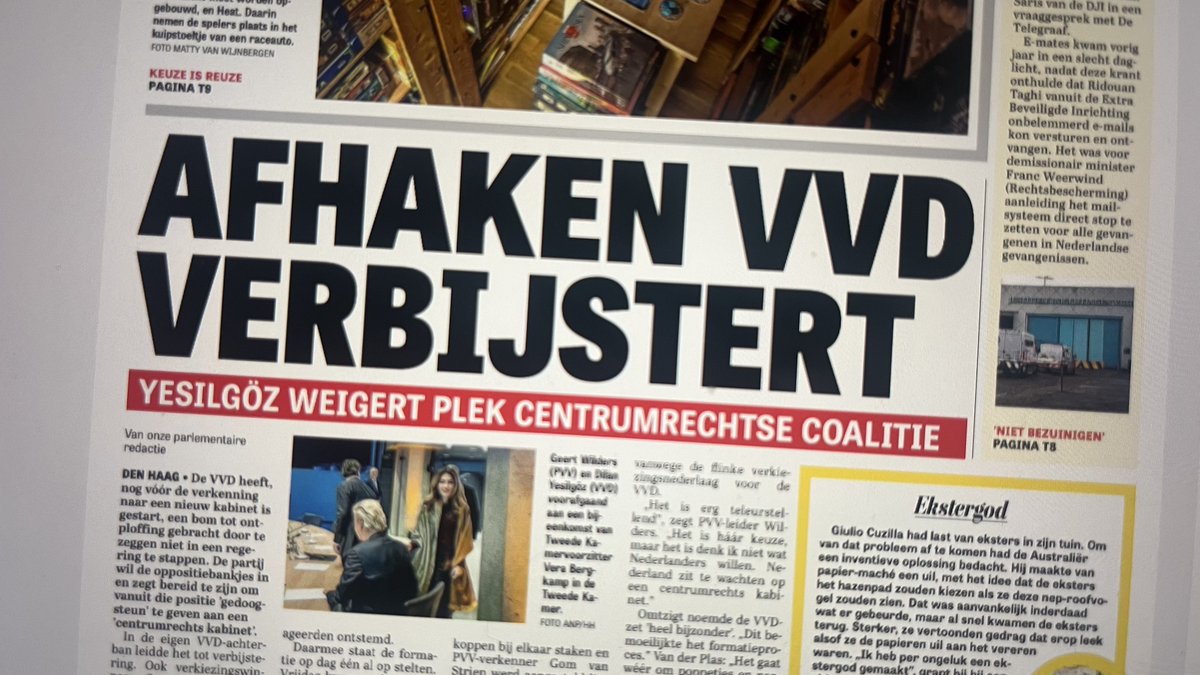 Het is ook onnavolgbaar. De VVD regeerde wél jarenlang met D66 waardoor de asielramp ontstond, liet het kabinet daarop vallen, en wil nu níet met de PVV regeren om het op te lossen? Terwijl de VVD-kiezer in grote meerderheid een rechts kabinet wil….

#neemjeverantwoordelijkheid