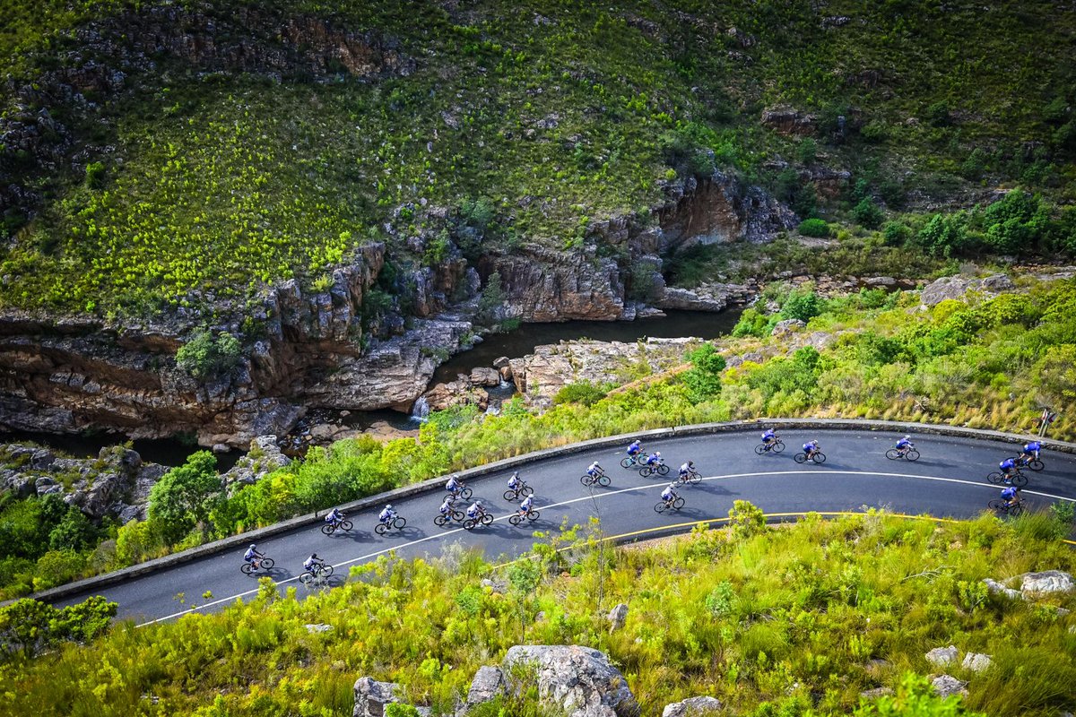 Tradouw Pass is the first big hurdle the riders of the Old Mutual Wealth Double Century face.