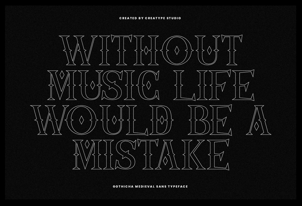 data_bu's tweet photo. 고딕, 판타지 느낌의 무료 영문폰트 Free Gothicha Font
https://t.co/zjAoGZa8b5

개인적인 이용만 무료! 상업적 이용은 따로 구매! https://t.co/sHQoE6jRej