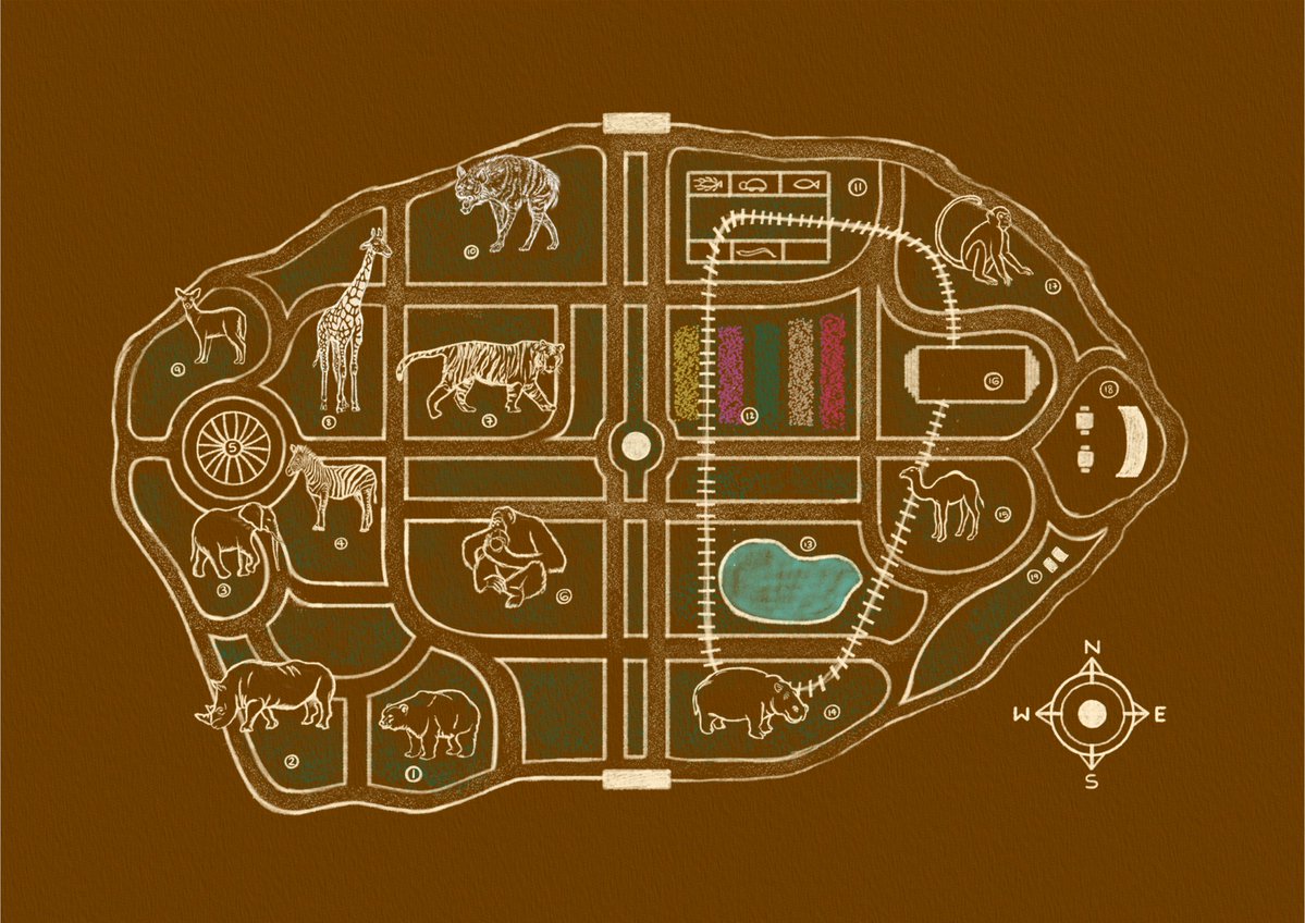 _darshi's tweet photo. Brand Identity Project for a Zoo from a movie 🐒 https://t.co/oFlGlmkzMu