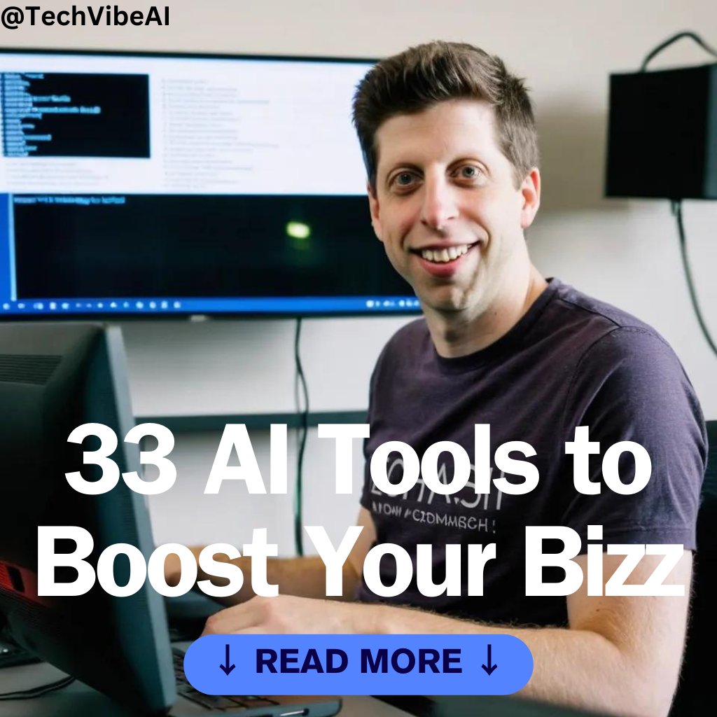 33 AI Tools to Boost Your Business by $3000/Month:

📌 Save + 🚀 Launch = 💸 Profit.

Twitter Growth:
→ TweetScribe
→ TweetSpark
→ TweetDeck
→ TweetReach
→ TweetFame

Content & Copywriting:
→ Copy AI 
→ Jarvis
→ CopySmith
→ Snazzy
→ CopyScribe