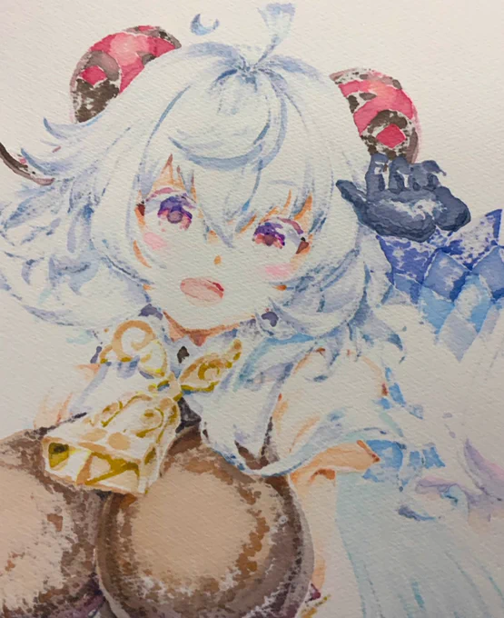 裏に透けてるの見るとなんか頑張ったなあと思う #COPIC #アナログ絵