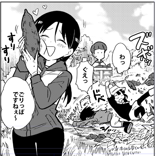 桐谷さん作画中🥔