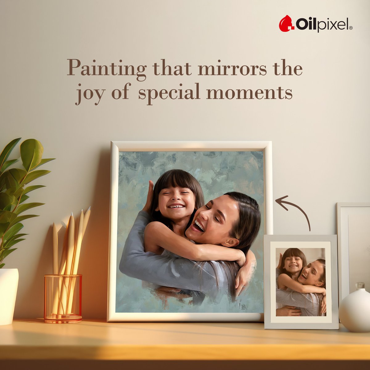 oilpixel's tweet photo. Every brushstroke in our artwork reflects the joy and beauty of those special moments you hold.

Get your painting from OilPixel to cherish your special day ✨

#Memories #specialmoments #Painting https://t.co/Np447Qv337