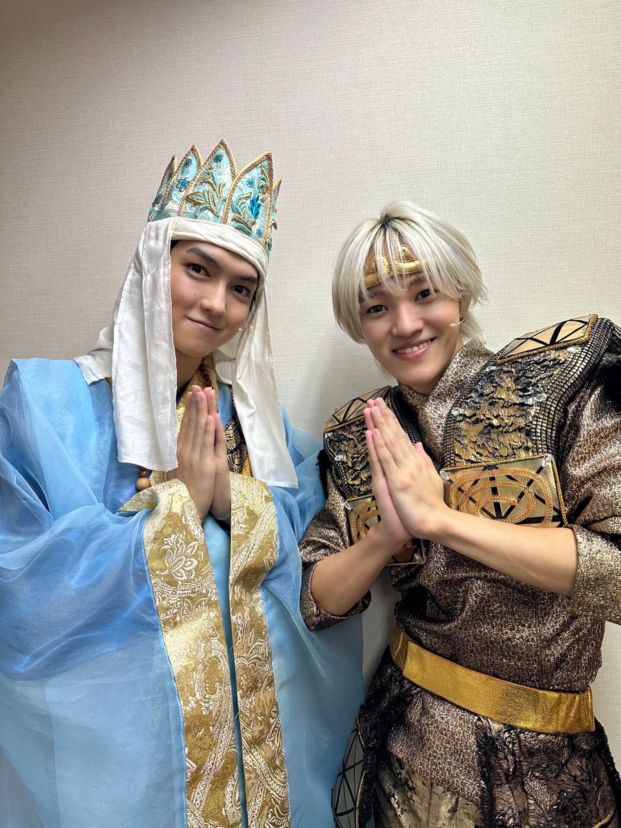 jr_official_X's tweet photo. 【 🎪Theater 】

#元木湧 と #豊田陸人 が出演する舞台
ミュージカル・ショー��#SEVEN ー西遊記７つの戦いー』
大阪公演が始まりました🏯✨

よろしくお願いします👏🏻💓

#少年忍者 https://t.co/q8Ep1R1CNA